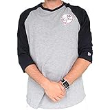 New Era - MLB - New York Yankees - T-shirt dreiviertel | grau mit dunkelblaue Ärmel XL