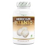 Hericium Erinaceus Pilz - 1300 mg pro Tagesportion - 120 Kapseln - Premium: 30% Polysaccharide & 5% Beta Glucan - Laborgeprüft - Hochdosiert - 100% Igelstachelbart Pilz Extrakt - Veg