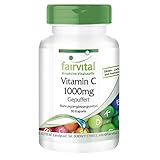 Vitamin 1000mg gepuffert - hochdosiert - VEGAN - 90 Kapseln - Calciumascorb