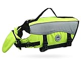 VIVAGLORY Hunde-Schwimmweste Float Coat Wassersport Schwimmhilfe Rettungsweste für Hunde Haustier Mit Griff und Reflek