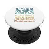 19 Jahre alt 19. Geburtstag Jahrgang 19 Jahre Awesome PopSockets mit austauschbarem PopGrip