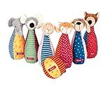 SIGIKID 49520 Kegelspiel Soft PlayQ Mädchen und Jungen Babyspielzeug empfohlen ab 3 Monaten mehrfarbig