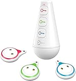 Schlüsselfinder, Esky Tumbler Item Finder mit 1 Sender und 3 Empfängern, Fernbedienung Drahtloser Item-Tracker zum Auffinden von Haustier, Brieftasche und Schlü