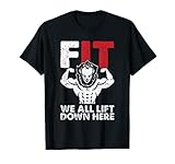 We All Lift Down Here Lazy Halloween-Kostüm T-S