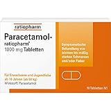 Paracetamol-ratiopharm® 1000 mg Tabletten 10 Stück