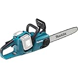 Makita DUC353Z Akku-Kettensäge 2x18 V (ohne Akku, ohne Ladegerät), Schwarz, Blau, 12 x 600