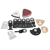 qinggw 38pcs Oszillierende Sägeblätter Multi- Tools Holz Metall Schneiden Trimmer Cutter Disc for Fein Bosch Sägen Holzbearbeitung