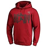 Fanatics - NFL Tampa Bay Buccaneers Tom Brady Checkdown Player Hoodie - Rot ApparelSize M, Farbe Rot, Größe M
