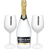 Scavi & Ray ICE Prestige Spumante Cuvee 0,75l (10,5% Vol) + 2x ICE Gläser -[Enthält Sulfite]