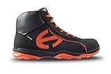 Heckel Run-r 300 High s3 SRC Schuhe, Schwarz/Orange, 40 EU