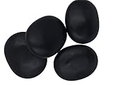 Große SPA Hot Rocks 4 Stück - Entspannendes Hot Stones-Massageset - Natürliche Basaltsteine für Therapie / Geschenk / SPA-Behandlung （3.6In * 3I