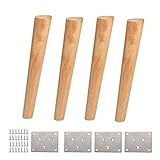 ZYQHJKLHK Holz DIY Schrank Fuß Sofa Fußhocker Beine Möbel Füße Balance Beine/Unterstützung Erhöhung Füße Hardware Zubehör Füße X4