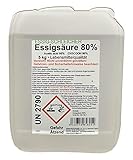 Schleicher’s Essigsäure 80% Lebensmittelqualität 5 kg