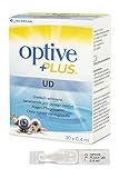 Allergan Optive® PLUS UD Augentropfen trockene Augen Einzeldosen | 30 x 0,4ml Augentropfen mit Hyaluron + CMC | Ideale Augentropfen gegen rote Aug