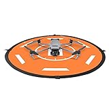 Landing Pad Landeplatz für DJI Mavic 3 Drohnen,mit Nachtflug Reflektierender Streifen,Universal Drone Landing Pad 80 CM Tragbare faltbare Landing Pads für DJI mavic 3,RC Drones Hubschrauber (A)