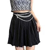 ZOYLINK Frauen Bauchkettenschicht Einfache Neuheit Casual Stil Mode Kleid Kette Gürtel Strand Körperk