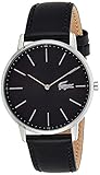 Lacoste Herren Analog Quarz Uhr mit Leder Armband 2011016