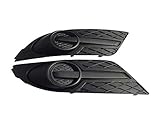 Nebelscheinwerfergitter 1Pair Frontstoßstange Nebelscheinwerfer Lünette W/O-Loch-Trim-Nebel-Lampen Grille Abdeckungen Fit for Ford Focus 2007 Auto-Frontg