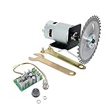 CHANCS 12V/24V 10000RPM/20000RPM 775 Elektromotor-Tischsägesatz mit PWM-Drehzahlregler-Regler-Modulp