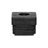 Flyshop M10 Gewinderohr-Endkappen, Kunststoff, quadratisch, 30 mm x 30 mm, 4 Stück