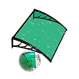 LIANGJUN Vordach Haustür Türdach Überdachung, Durchscheinend Polycarbonat Terrasse Startseite, Modern Überdachung Überdachungen, Draussen Tür Fenster Band Aluminium Halterung (Size : 60cm x 60cm)