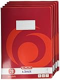 Herlitz 340281 Heft A4, 32 Blatt, Lineatur 28, FSC Mix, 5 Stück