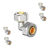 KIRCHHOFF | MSVR Rohr | 5er Set | Klemmringverschraubung 20 mm | Aluverbundrohr | für Heizung | Fußbodenheizung | DVGW zertifiziert | Trinkwasser geeignet | Made in Europe | 5 Stück