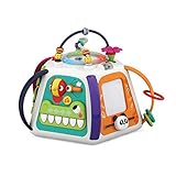 Sxcespp 0-3 Jahre alt Baby Aktivität Würfel interaktive Lernspielzeug, Kinder Multifunktions-Spieltisch, Baby Lernspielzeug, Jungen und Mädchen frühe Entwicklung Lernspielzeug Geschenk