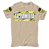 Männer und Herren T-Shirt La Familia FCK Lifestyle (mit Rückendruck) Größe S - 5XL