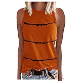 t-Shirts für Damen,Damen Crop Top Camisole Tanktop Spagehtti Träger Cropshirt Sommer Oberteil Bauchfrei T-Shirts mit M