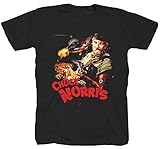Chuck Norris Rambo Terminator Bruce Lee Action Film Hollywood schwarz T-Shirt Shirt XXL