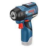 Bosch Professional 12V System Akku Drehschlagschrauber GDS 12V-115 (max. Drehmoment 115 Nm, Schlagzahl 0-3.100 bpm, ohne Akkus und Ladegerät, in Karton)