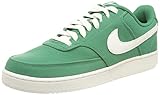 Nike Herren Court Vision Low Canvas Basketballschuh, Green Noise White, 47.5 EU