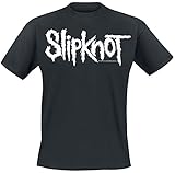 Slipknot White Logo Männer T-Shirt schwarz XL 100% Baumwolle Band-Merch, Bands, Nachhaltigk