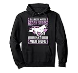 Gegen Stress Vier Hufe Reiten Reiterin Pferde Reitsport Pullover H