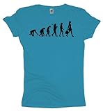 Ma2ca - Evolution - Shopping Queen Girlie T-Shirt -SkyBlue-XL