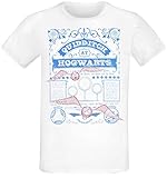 Harry Potter Quiddich at Hogwarts Männer T-Shirt weiß XXL 100% Baumwolle Fan-Merch, Filme, Hogw