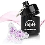 SCHALLWERK ® Women+ Gehörschutz Ohrstöpsel speziell für Frauen – dämpft Lärm & erhält Tonqualität – Ideal für Musik, Festivals, Arbeiten, L