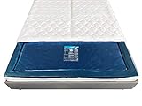 Aqua Sense Wasserbett Matratze Softside UNO Wasserkern Mono Wasserbett (100% Beruhigung ca. 0,5 Sek. bis zur kompletten Beruhigung, 200 x 220 cm)