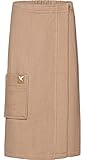 Ladeheid Damen Frottee Saunakilt LA40-218 (Beige8, S-M)