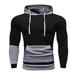 ZDDHOODY Herren Sweatshirt Kapuzenpullover Pullover Hoodie Sweatjacke Casual Streetwear Basic Style Herbst Winter Sport Oberteil Fitness Läuft Kapuzenpulli Gym Langarm Pullover Hoodies Langarm Top