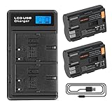 2X Shentec 2500mAh BP511 BP511A Akku Ersatzakku für Canon BP-511 BP-511A Canon EOS 5D 10D 20D 30D 40D 50D 300D D60 Powershot G1 G2 G3 G5 G6 Pro 1