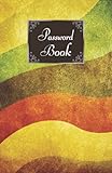 Password Book: Internet Address and Password Logbook with Alphabetical Tabs, Personal Password Keeper for Home and Office, Website Logins Security Journal (Retro Pattern Cover Notebook)