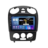 ADMLZQQ Android 10.0 Autoradio für Volkswagen Beetle Head Unit GPS Navigation Multimedia Radio WiFi USB FM Bluetooth Spiegelverbindung Lenkradsteuerung+Rückfahrkamera,M300