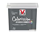 V 33 Colorissim® SAT Farblack, Schiefergrau, Satin, 1