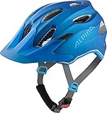 ALPINA Unisex - Kinder, CARAPAX JR. FLASH Fahrradhelm, true-blue matt, 51-56