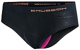 Brubeck Fahrradunterhose Damen | Anatomisch Gepolstert | Honeycomb Design Slip | Fahrrad, HI10300 Größe: M
