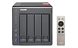 QNAP TS-451+-2G Desktop NAS Gehäuse mit 2 GB DDR3L RAM, 4-Bay Storage S