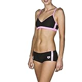 arena Damen Sport Bikini Hyper (Schnelltrocknend, UV-Schutz UPF 50+, Chlor-/Salzwasserbeständig), Black-Paparazzi (509), 42