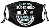 Handball Handball Spieler Handball Torwart Gesichtsmaske Wiederverwendbare Waschbar Verstellbar Schal Anti Staub Bandanas Für Damen Herren Mit 2 F